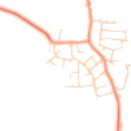 Daytime road noise heatmap for S26 1JB