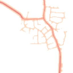 Daytime road noise heatmap for S26 1JN