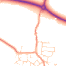Daytime road noise heatmap for S26 1JT