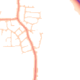 Daytime road noise heatmap for S26 1JU