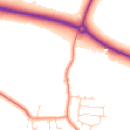 Daytime road noise heatmap for S26 1JW