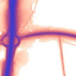 Daytime road noise heatmap for S26 2AE