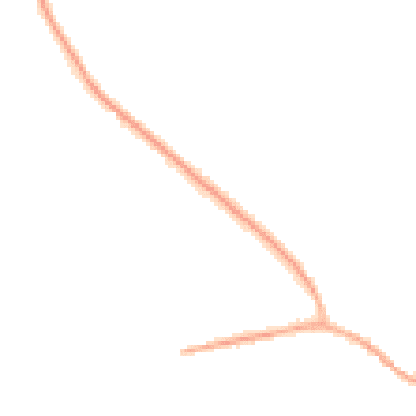 Night-time road noise heatmap for S26 2AN