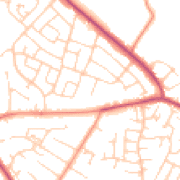 Daytime road noise heatmap for S26 2AQ