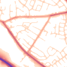 Daytime road noise heatmap for S26 2BG