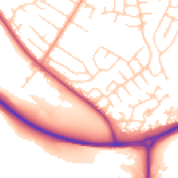 Daytime road noise heatmap for S26 2DZ