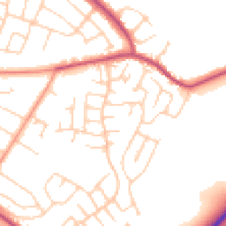 Daytime road noise heatmap for S26 2FF