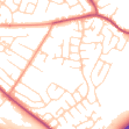 Daytime road noise heatmap for S26 2FX