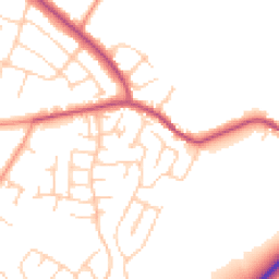 Daytime road noise heatmap for S26 2GA