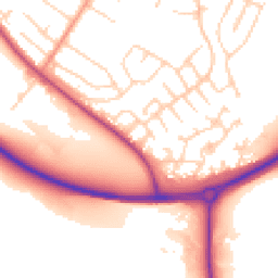 Daytime road noise heatmap for S26 2GJ