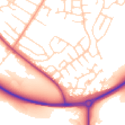 Daytime road noise heatmap for S26 2GL