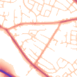 Daytime road noise heatmap for S26 2GZ