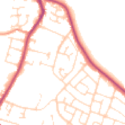 Daytime road noise heatmap for S26 3NF