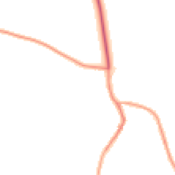 Night-time road noise heatmap for S26 3RA