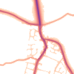 Daytime road noise heatmap for S26 3RE