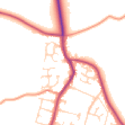 Daytime road noise heatmap for S26 3RF