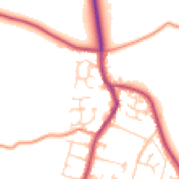 Daytime road noise heatmap for S26 3RT