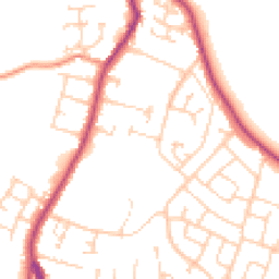 Daytime road noise heatmap for S26 3RW