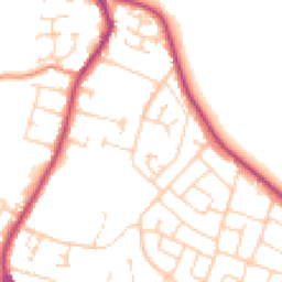 Daytime road noise heatmap for S26 3UF