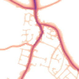 Daytime road noise heatmap for S26 3XJ