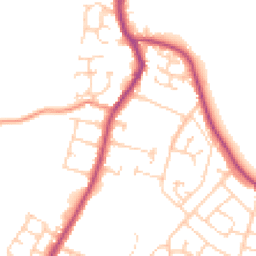 Daytime road noise heatmap for S26 3XT