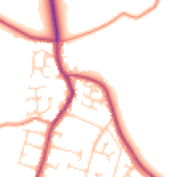 Daytime road noise heatmap for S26 3XY