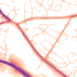 Daytime road noise heatmap for S26 4ND