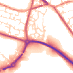 Daytime road noise heatmap for S26 4NU