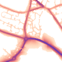 Daytime road noise heatmap for S26 4PA