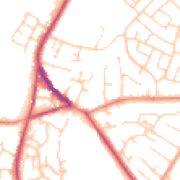 Daytime road noise heatmap for S26 4QB