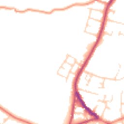Daytime road noise heatmap for S26 4SJ