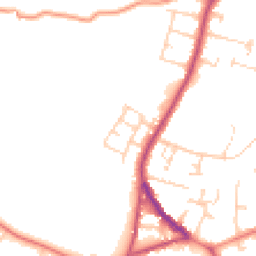 Daytime road noise heatmap for S26 4SQ