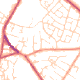Daytime road noise heatmap for S26 4TP