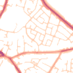 Daytime road noise heatmap for S26 4TR