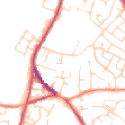 Daytime road noise heatmap for S26 4WF