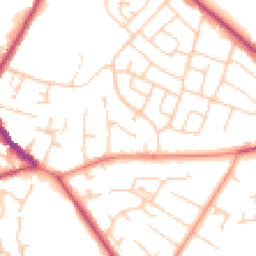 Daytime road noise heatmap for S26 4WG