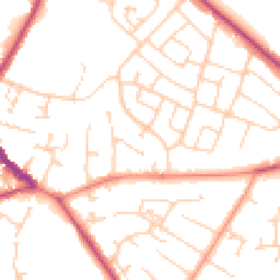 Daytime road noise heatmap for S26 4WN