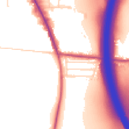 Daytime road noise heatmap for S26 5LB