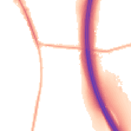 Night-time road noise heatmap for S26 5LL