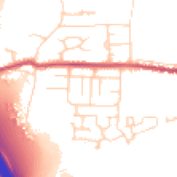 Daytime road noise heatmap for S26 5NZ