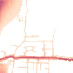Daytime road noise heatmap for S26 5PZ