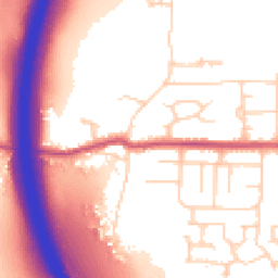 Daytime road noise heatmap for S26 5RD