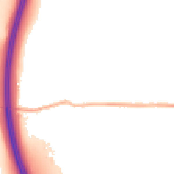 Night-time road noise heatmap for S26 5RR