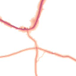 Daytime road noise heatmap for S26 6AB
