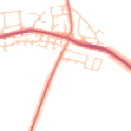 Daytime road noise heatmap for S26 6LF