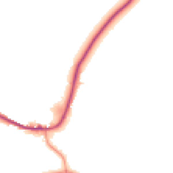 Daytime road noise heatmap for S26 6NN