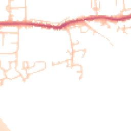 Daytime road noise heatmap for S26 6QF