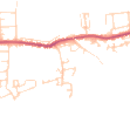 Daytime road noise heatmap for S26 6QT
