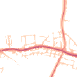 Daytime road noise heatmap for S26 6SH