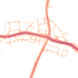 Daytime road noise heatmap for S26 6SL